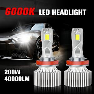 Nouveau Super Lumineux <span class=keywords><strong>V9</strong></span> 200W 40000lm CSP 3570 PUCE Lumières De Voiture 12V 24V Luces Led Auto H1 H3 H8 H11 H4 9005 9006 Phares Led - Product Image 2