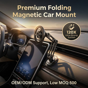 Support de téléphone magnétique pour voiture à ventouse réutilisable pour tableau de bord, de l'usine de 18 ans d'expérience, pour grossistes en pièces automobiles en gros - Product Image 1