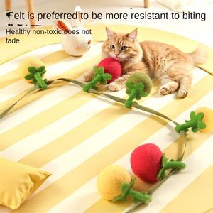 Brinquedos de Pelúcia para Gatos Resistentes a Mordidas com Frutas para Diversão Felina - Product Image 4