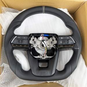 Volant en cuir compatible avec Toyota Premio Mark2 LC300 Vios Harrier Hilux Vigo 79 Series rav4 Raize Avalon <span class=keywords><strong>Aqua</strong></span> GR - Product Image 6
