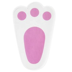 627252 Stiker Jejak Kelinci Paskah Anak-Anak-2 Lembar Per Paket Jejak Kelinci Merah Muda dengan Cetakan Burung Dekorasi Permainan Mencari Telur Kertas - Product Image 3