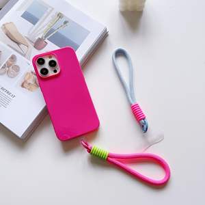 Cordón al por mayor para teléfono móvil con anillo, correa para colgar, cordón de muñeca con parche, cuerda para funda de celular, llavero - Product Image 5