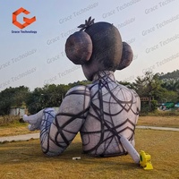 Arche Gonflable Décorative pour Scène, Tunnel Gonflable Déesse, Décoration de Festival de Musique, Sculpture Gonflable Déesse, Sculpture Gonflable à Souffler
