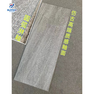 Gạch lát cầu thang Foshan, gạch men sứ, kích thước phù hợp với sàn lối vào, bề mặt bóng kính, mạ vàng bạc, họa tiết đá cẩm thạch - Product Image 5