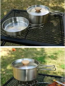 Casserole de camping en acier inoxydable 304 DFC916 - Product Image 5