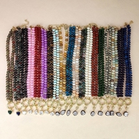 Collier en pierres semi-précieuses, agate naturelle, jade, cristal, rondelle, pierre précieuse, quartz, collier à perles avec pendentifs en zircon