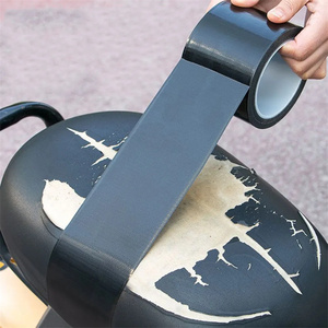 Ruban de réparation en cuir auto-adhésif pour canapé, vélo, sièges de voiture, selle de scooter, meubles, patch de premiers secours, patch en cuir, bricolage, noir - Product Image 1