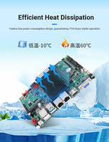 Nueva Placa Base Integrada para Señalización Digital J4125 J6412 J1900, DDR4 8GB RAM, Doble LAN, VGA, HDMI, Linux, Industrial, X86