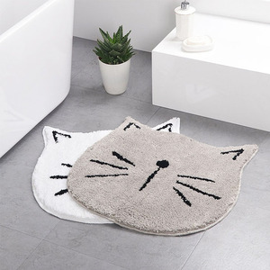 2023 nuovi arrivi custom China Factory <span class=keywords><strong>impermeabile</strong></span> Cartoon Cat Shape tappetino da <span class=keywords><strong>bagno</strong></span> tappetino per cuscino per bambini <span class=keywords><strong>tappeto</strong></span> da <span class=keywords><strong>bagno</strong></span> - Product Image 2