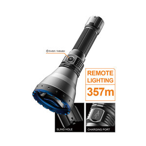 LED Rechargeable Flashlight <strong>800Lumen</strong> 4000mAh Custom Outdoor Waterproof Emergency Camping Searching Torch Light - Product Image 4