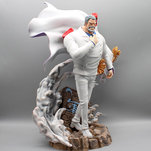 43CM Gk figura scimmia D Garp tre teste Figurine da collezione Figurine bambola giocattoli modello Anime Action Figure - Product Image 3