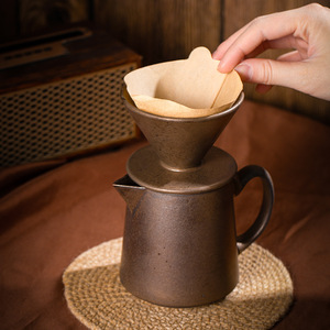 Kingze - Filtro de Café de Cerámica Ecológico, Portátil, <span class=keywords><strong>con</strong></span> Logotipo Personalizado, Taza de Filtro de Café Horneada en Horno para Baristas y Uso Doméstico - Product Image 3