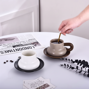 380ml <span class=keywords><strong>tasse</strong></span> en céramique <span class=keywords><strong>Vintage</strong></span> Dundun Floral nouveauté Latte Art <span class=keywords><strong>tasse</strong></span> à café pour fête moderne affaires créatif - Product Image 1