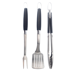 Juego <span class=keywords><strong>de</strong></span> herramientas <span class=keywords><strong>de</strong></span> parrilla <span class=keywords><strong>de</strong></span> <span class=keywords><strong>barbacoa</strong></span> <span class=keywords><strong>de</strong></span> acero inoxidable <span class=keywords><strong>de</strong></span> 3 piezas al por mayor <span class=keywords><strong>Kit</strong></span> <span class=keywords><strong>de</strong></span> <span class=keywords><strong>barbacoa</strong></span> con tenedor espátula Tong - Product Image 1