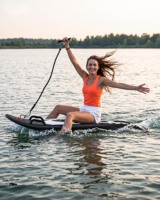 Planche à jet électrique Eahora 55 km/h, vitesse rapide, 12 kW, haute puissance, sports nautiques, planche de surf en EPP et fibre de carbone, pour adultes.