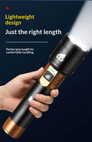 Lampe torche LED à prix réduit, lampe torche tactique d'extérieur haute intensité, lampes torches portables rechargeables