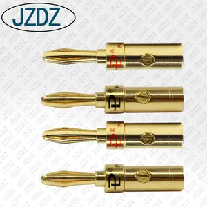 JZDZ J.10060 High quality audiophile audio banana plug no welding 4mm banana plug