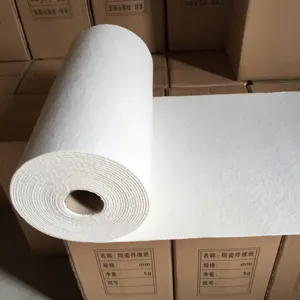 Papel de fibra de cerâmica 1260, resistente a fogo da fibra de cerâmica inorgânica