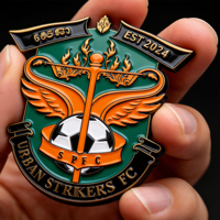 Badge sportif 3D personnalisé en TPU, logo bouclier entièrement moulé, durable, résistant à l'eau, inaltérable, écussons thermocollants
