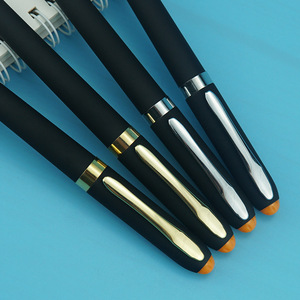 Custom Logo Ballpoint <b>Pen</b> 145mm Metal Hook Plastic Body Gold Silver <b>Refill</b> Business Office Promotion <b>Pen</b> - Product Image 2