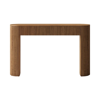 Ensemble de meubles de salon complet en bois massif de style moderne et luxueux Sageliving avec table console et rangement pour entrée