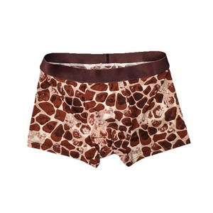 Boxer da <span class=keywords><strong>Uomo</strong></span> a Vita Media in Maglia con Stampa Leopardata, Traspiranti, Antibatterici, Elasticizzati, per Tutte le Stagioni (Autunno/Inverno), Stile Sexy, ODM - Product Image 5