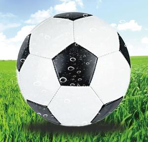 Ballon de football n°5 en PVC épaissi, cousu à la machine, pour enfants, entraînement scolaire, compétition, placage PU, logo personnalisé, durable - Product Image 1