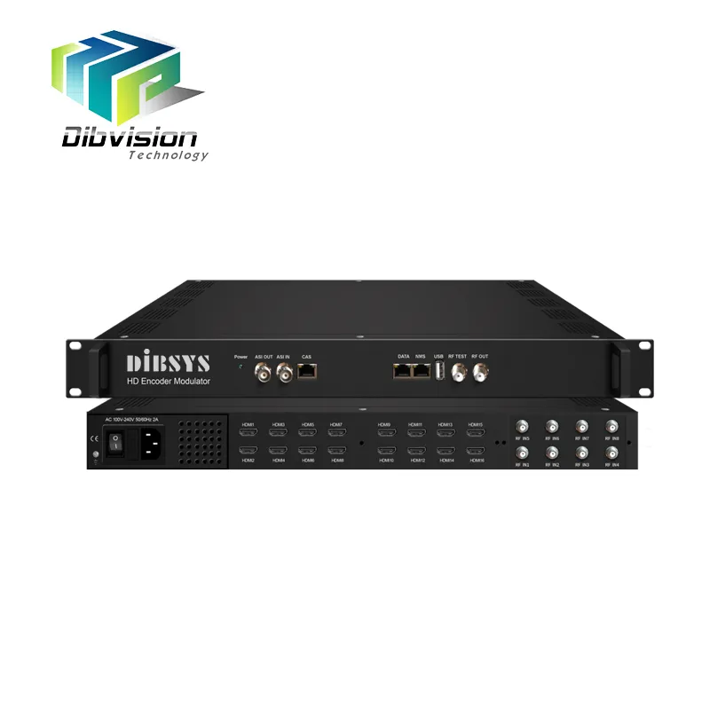 (एमएसएम623) डिजिटल टीवी समाधान, 24 चैनल एचडी एमआई इनपुट से डीवीबी-टी आउटपुट तक एनकोडर मॉड्यूलेटर का उपयोग करना आसान है