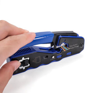 Coupe-fil Ethernet Outil de sertissage RJ45 à passage facile 8P8C Outil de sertissage traversant Outil de sertissage RJ45 Pince à sertir - Product Image 3