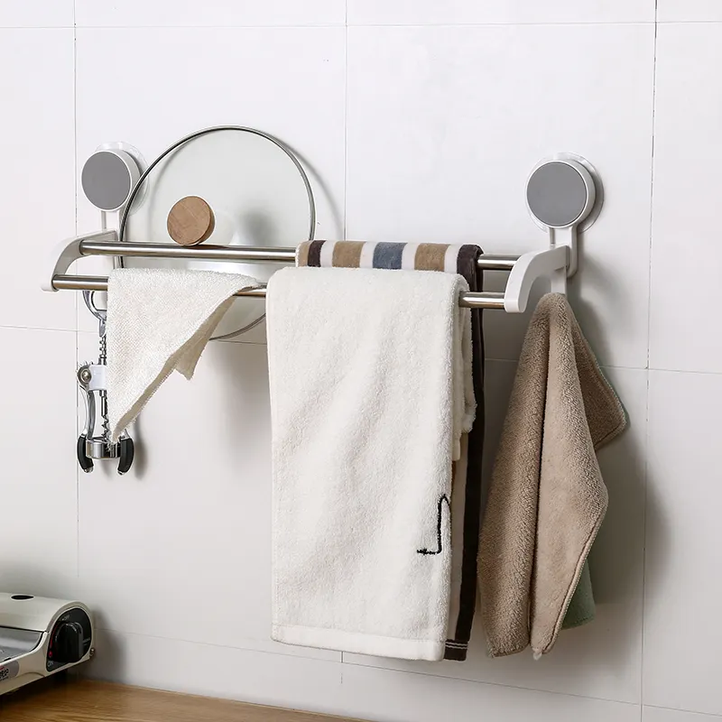 Bestseller Saugt uch halter stehen über selbst klebenden Hand Bad Küche Doppels chicht Papierrolle Handtuch halter
