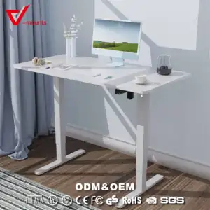 V-monta SpaceErgo Para home office elétrico único motor mesa de pé altura ajustável quadro mesa gaming mesas gaming