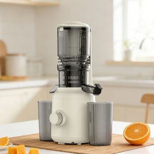 Extracteur de jus à froid à pression lente et à mastication, haute durabilité, 200W, avec large <span class=keywords><strong>goulotte</strong></span> d'alimentation, pour légumes et fruits - Product Image 5
