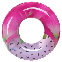 Bouée gonflable pour adultes en forme de fruits de dessin animé (pastèque, ananas, avocat) en PVC pour la natation sous-marine