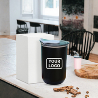 Mug à café isotherme en acier inoxydable écologique avec logo personnalisé, affichage de la température, performance thermique de 6 à 12 heures, réutilisable