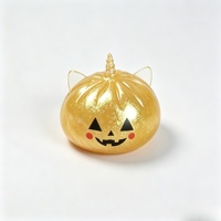 Jouet Squishy en forme de chignon d'Halloween, jouet anti-stress souple en TPR, cadeau unisexe pour enfants de 14 ans et plus