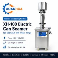 Machine de scellage automatique commerciale OEM XH100 en acier inoxydable pour emballages en feuille/film/papier, 20 pièces/min, scellage à froid