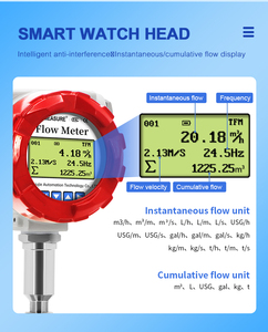 Tuabin lưu lượng kế ± 0.5% Độ chính xác nước cảm biến lưu lượng chất lỏng DIESEL Xăng thủy lực đo lưu lượng 1 2 inch - Product Image 2