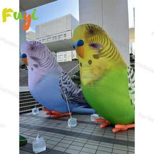 Modèle d'<span class=keywords><strong>oiseau</strong></span> extérieur gonflable de perroquet avec la base debout pour la décoration d'événements - Product Image 2