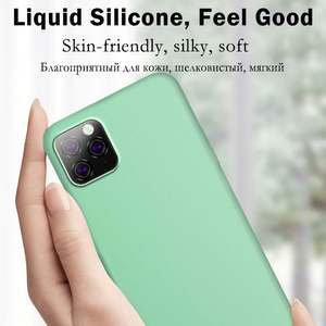 Funda de teléfono protectora de silicona suave líquida con logotipo de color personalizado original a prueba de golpes para iPhone 16 15 14 11 12 13 Pro Max - Product Image 3