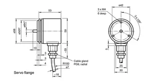 Encodeur rotatif absolu PEPPERL+FUCHS ENA58IL-S10CA5-1213B17-ABP, montage facile - Product Image 2