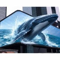 Écran LED 3D à vision directe Jiacai pour extérieur, panneau d'affichage incurvé P4 P5 P6, haute luminosité 5000 nits, mur vidéo pour monuments urbains