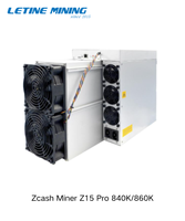 Prêt à être expédié : Nouvelle machine de minage Zcash Antminer Z15 Pro 840K, livraison rapide, machine de minage ZEC Bitmain Z15 Pro avec alimentation d'origine
