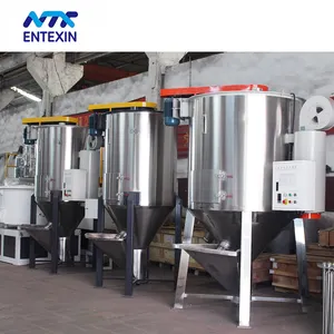 Vertical Masterbatch Mixer pengering warna Resin pencampur butiran pengering plastik pencampur pengering Hopper 2 Ton