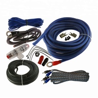 Améliorez le système audio de votre voiture avec un kit d'amplificateur audio complet OFC CCA TCCA avec gaine en PVC souple