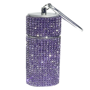 2025ลิ้นชักที่เขี่ยบุหรี่แบบฝังเพชรแบบพกพาพวงกุญแจกลางแจ้งที่เขี่ยกล้องส่องทางไกลทำจากโลหะขนาดเล็ก - Product Image 2