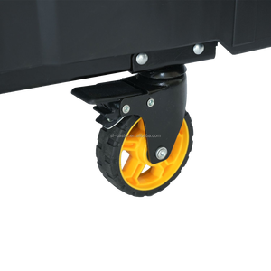 उच्च लोडिंग क्षमता 136 किलोग्राम पूरी तरह फोल्डेबल प्लेटफॉर्म स्टील हैंड ट्रक पोर्टेबल गोदाम ट्रॉली भंडारण के लिए पोर्टेबल गोदाम ट्रॉली - Product Image 4