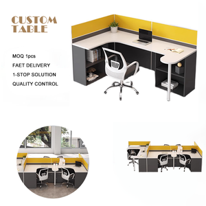 Ensemble bureau et chaise <span class=keywords><strong>de</strong></span> bureau moderne et durable avec <span class=keywords><strong>poste</strong></span> <span class=keywords><strong>de</strong></span> superviseur et cloison <span class=keywords><strong>de</strong></span> bureau personnalisée pour <span class=keywords><strong>employé</strong></span>. - Product Image 1