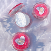 Membuat-up bb cushion kemasan foundation cair 15g transparan ungu bulat baru