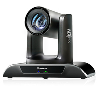 Cámara PTZ Tenveo VHD630A 30X 1080P NDI y Mezclador de Video PC500 con Pantalla de 5.5 Pulgadas, 4 Puertos HDMI + 4 Puertos SDI, Sistema de Conferencia