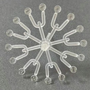 Decorative Plastic Snowflake Ornament Mold PMMA Customizable Size For Craft Making - Product Image 2